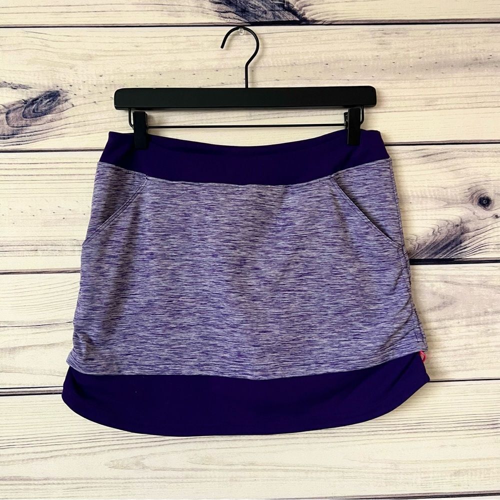 Adidas Puremotion Purple Marled Golf Skort